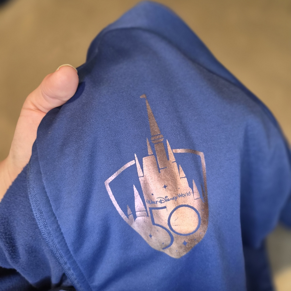 Disney Blue Zip Up Sweater